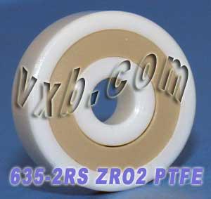 635-2RS Full Ceramic Sealed Bearing 5x19x6 ZrO2 Miniature Bearing - fast shipping 🇺🇸