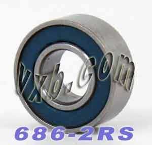 686-2RS Bearing 6x13x5 - Sealed - Miniature - fast shipping 🇺🇸