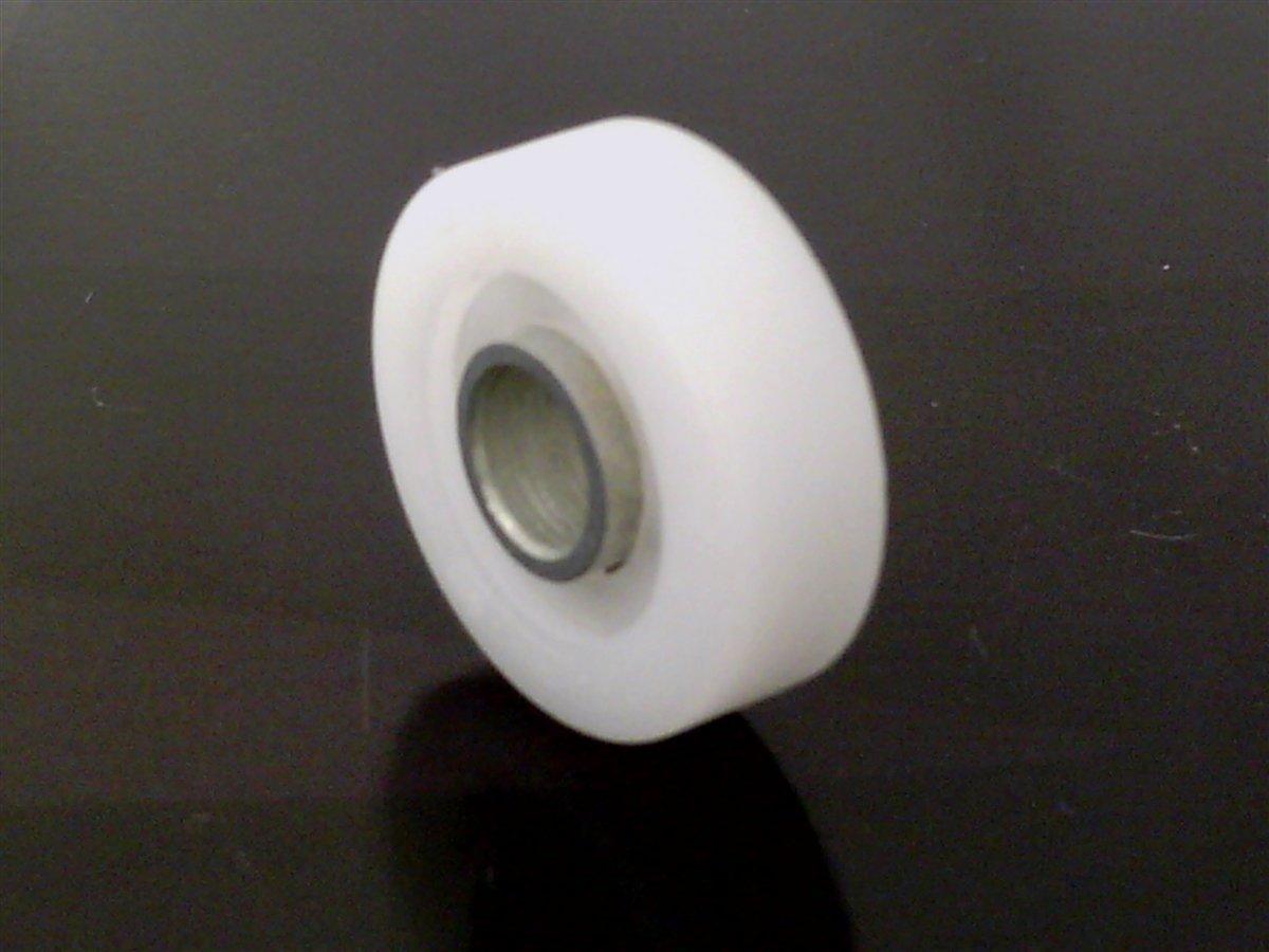 6mm Bore Bearing - 19mm White Plastic Square Tire 6x19x6mm - fast shipping 🇺🇸