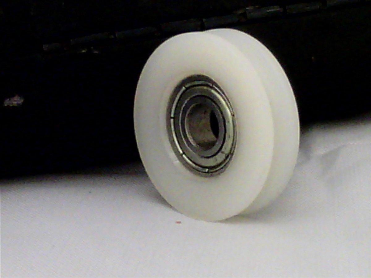6mm Bore Bearing - 22mm Round Nylon Pulley U-Groove Track Roller Bearing 6x22x7mm - fast shipping 🇺🇸
