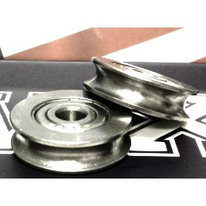 6mm Bore Bearing - 25mm 440C Stainless Steel Pulley U-Groove Track Roller Bearing 6x25x7mm - fast shipping 🇺🇸