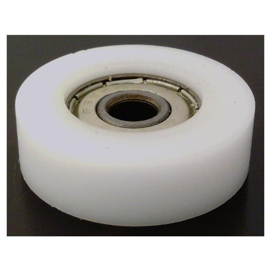 6mm Bore Bearing - 34mm White Plastic Tire 6x34x9mm - fast shipping 🇺🇸