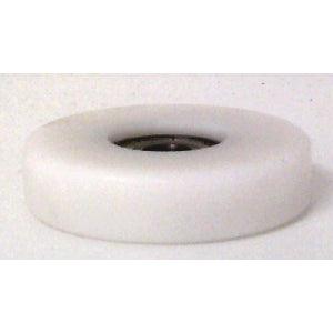6mm Bore Bearing - 36mm White Plastic POM Tire 6x36x9mm - fast shipping 🇺🇸