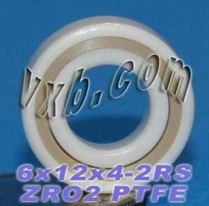 6x12x4mm ZrO2 Full Ceramic Sealed Miniature Bearing - fast shipping 🇺🇸