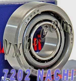 7202 Nachi Angular Contact Bearing C3 Japan 15x35x11mm Bearing - fast shipping 🇺🇸