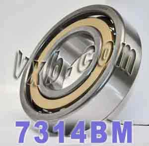 7314BM Angular Contact bearing Bronze Cage 70x150x35 - fast shipping 🇺🇸