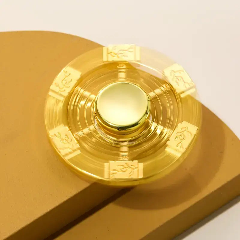Brass Fidget Finger Gyro Metal Fingertip Decompression Spinner Toy - fast shipping 🇺🇸