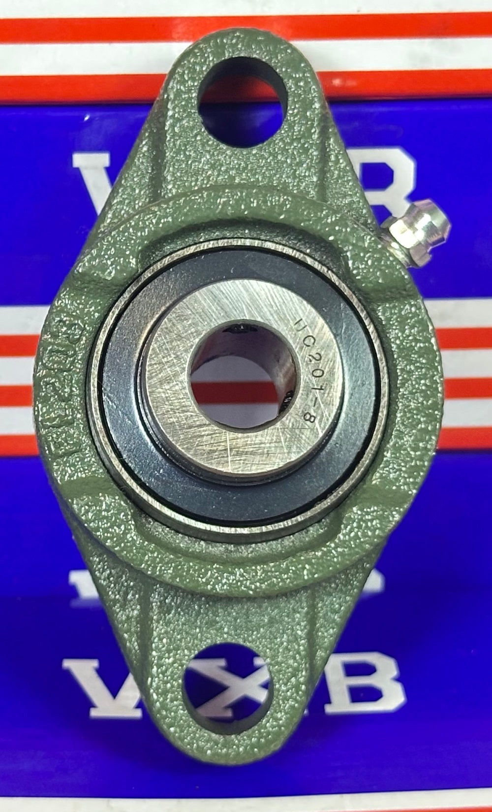 1/2 Bearing UCFL201-8 + 2-Bolt Flanged Cast Housing Mounted Bearing - fast shipping πΊπΈ