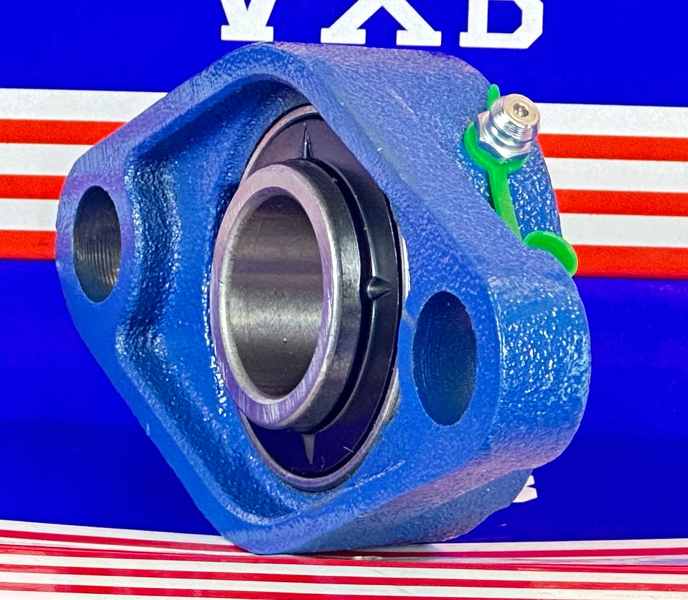 1" ID - UCFL205-16 + 2-Bolt Flanged Cast Housing Mounted Bearing - fast shipping 🇺🇸