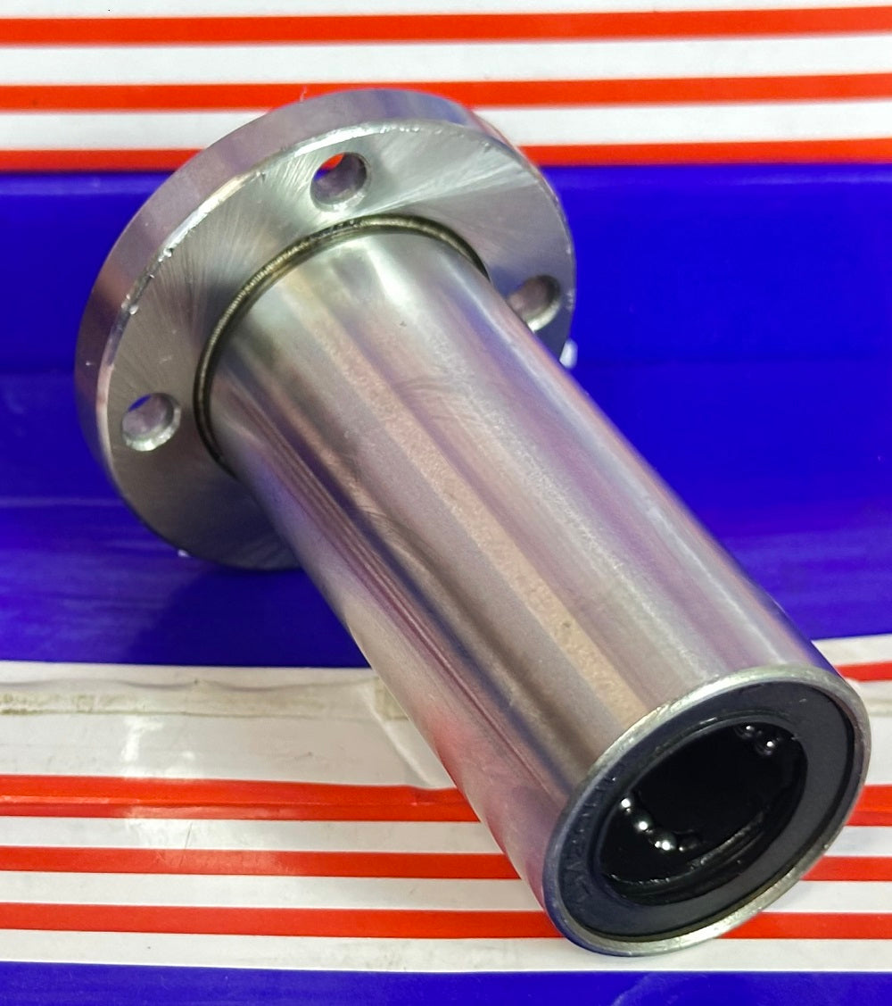 20mm Round Flanged Long Bushing Linear Motion LBF20LUU - fast shipping 🇺🇸
