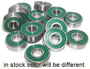 8-Pack Skateboard Bearings Nylon Cage Sealed - fast shipping 🇺🇸