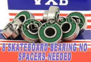 8 Skateboard Extended Bearing - Built-in Spacers - fast shipping 🇺🇸