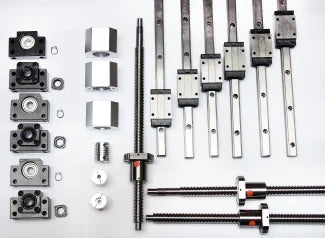 8' x 4' Feet CNC Router Kit 16-20mm Rail Guideway System & Ball Screws XYZ Travel 96" x 48" x 10" - fast shipping πΊπΈ