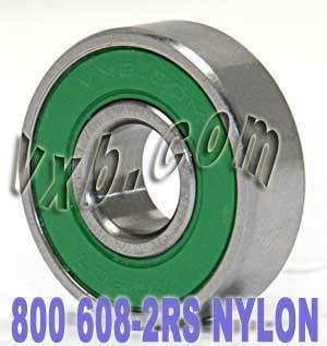 800-Pack Skateboard/in-line/Skate Bearings Nylon Cage Rubber Sealed - fast shipping 🇺🇸