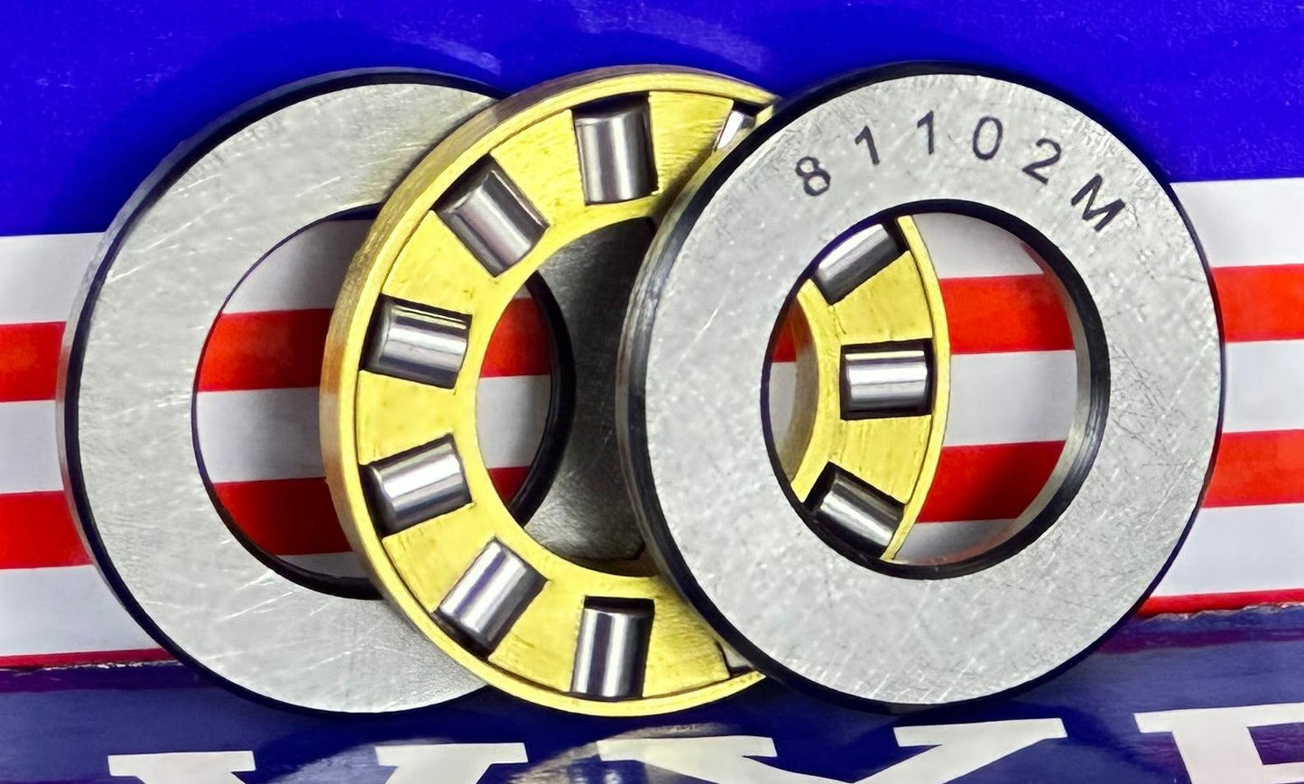 81102M Cylindrical Roller Thrust Bearing 15x28x9mm - Bronze Cage - fast shipping 🇺🇸