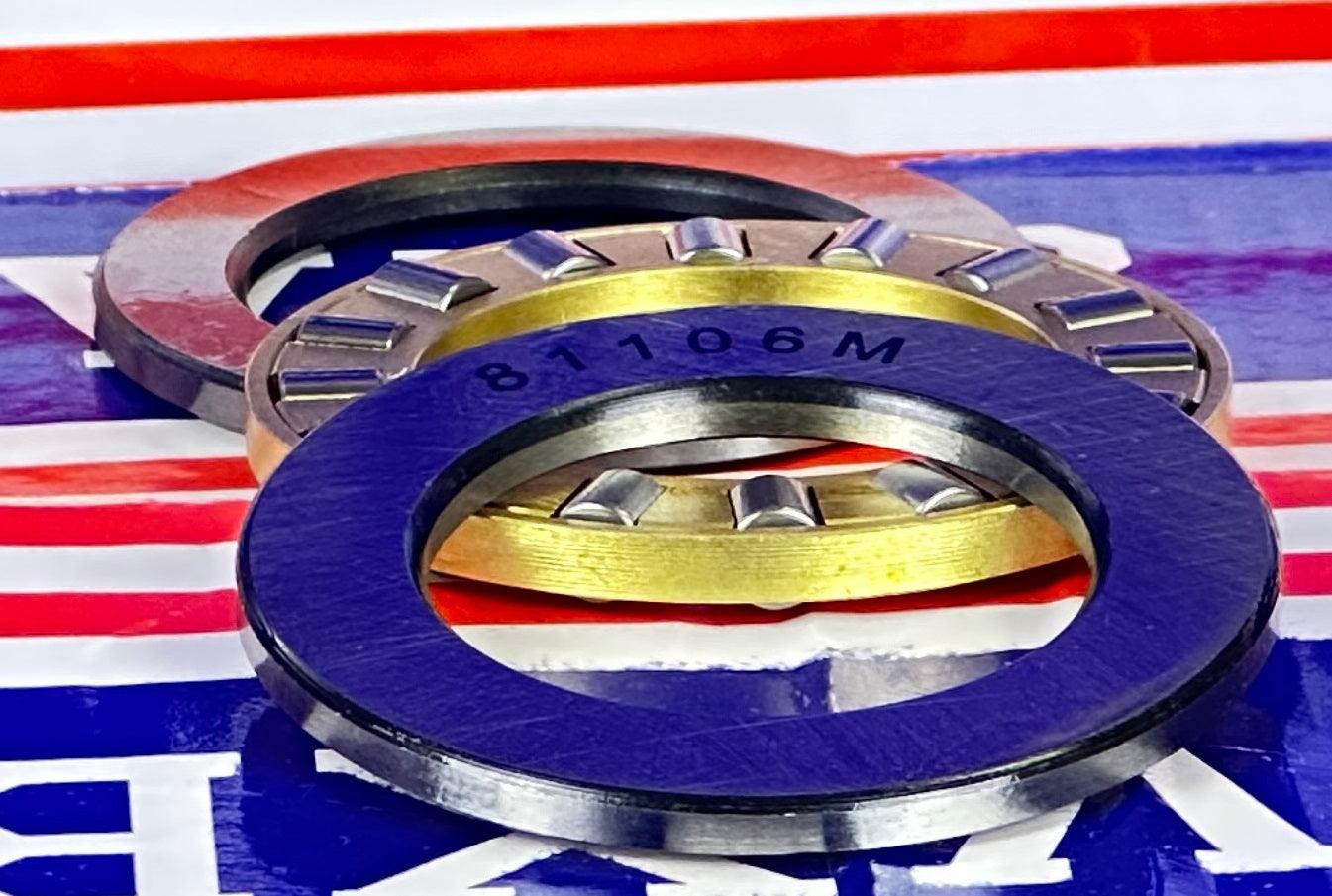 81106M Cylindrical Roller Thrust Bearing 30x47x11mm - Bronze Cage - fast shipping 🇺🇸