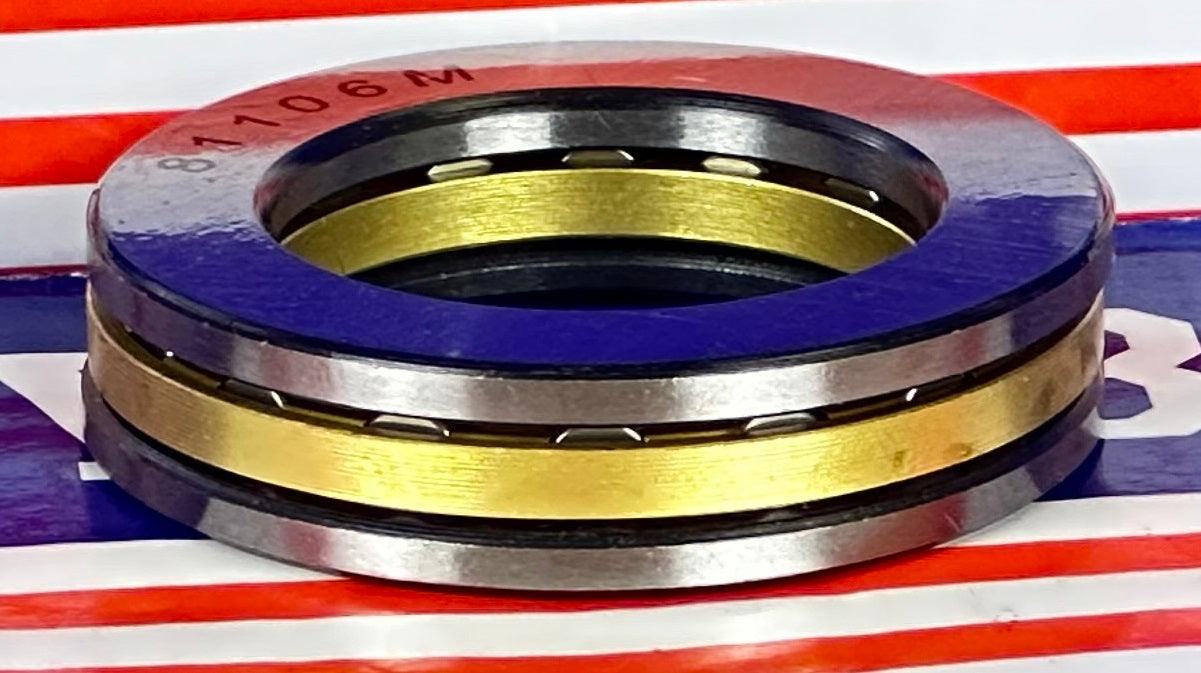 81106M Cylindrical Roller Thrust Bearing 30x47x11mm - Bronze Cage - fast shipping 🇺🇸