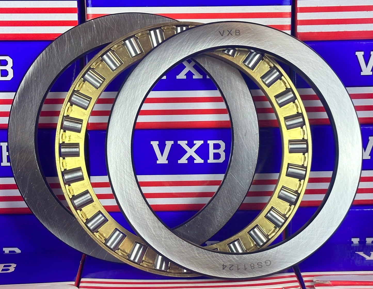 81124M Cylindrical Roller Thrust Bearing 120x155x25mm - Bronze Cage - fast shipping 🇺🇸