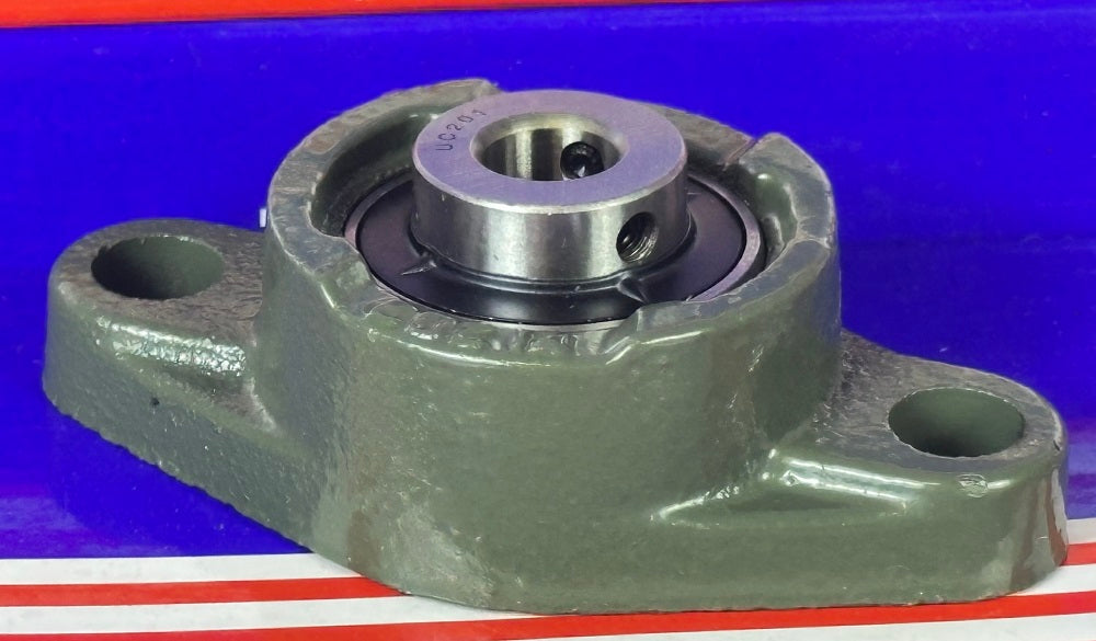 12mm Bearing UCFL201 2-Bolts Flanged Cast Housing Mounted Bearing - fast shipping 🇺🇸