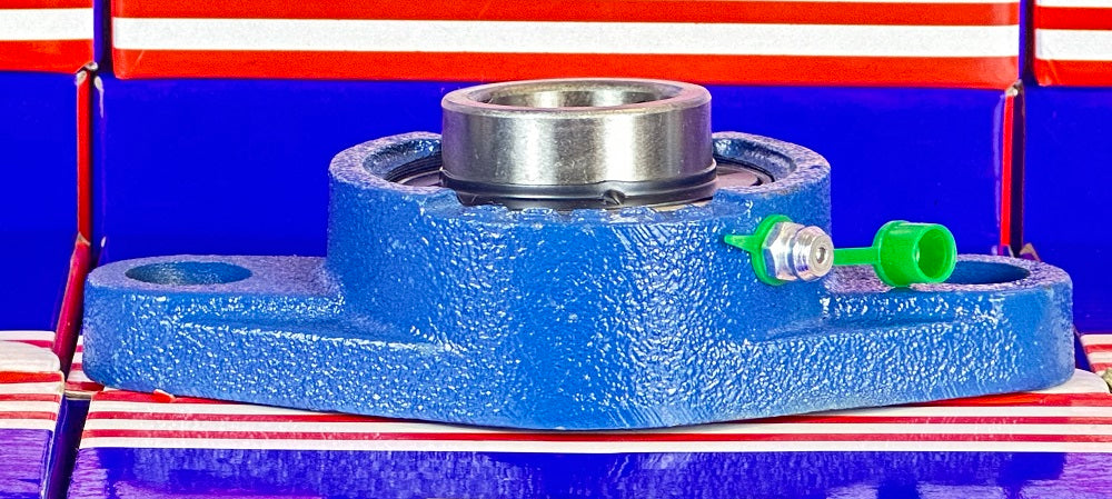 1" ID - UCFL205-16 + 2-Bolt Flanged Cast Housing Mounted Bearing - fast shipping 🇺🇸