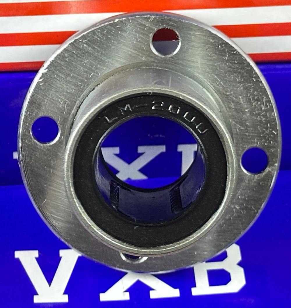 20mm Round Flanged Bushing Linear Motion LBF20UU - fast shipping 🇺🇸