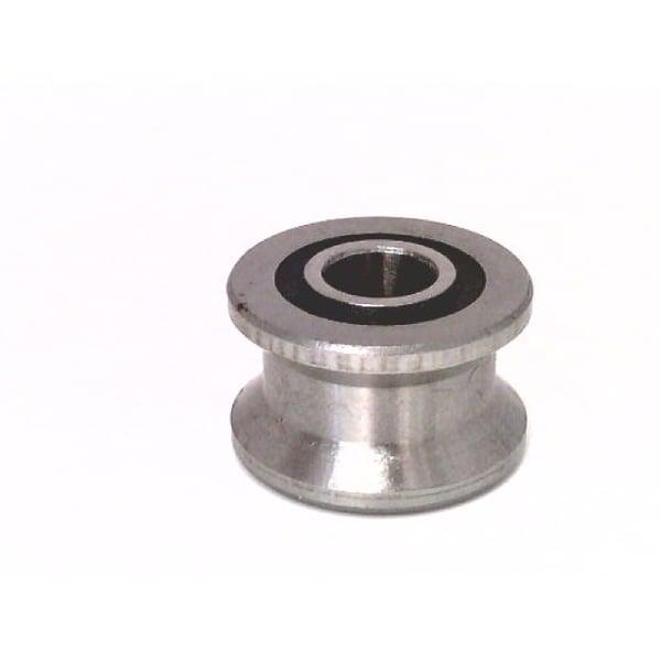 8mm Bore Bearing - 22.5mm Pulley T Groove Shaft Sliding Ball Bearing 8x22.5x14.5mm - fast shipping 🇺🇸