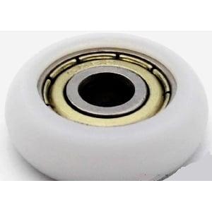 8mm Bore Bearing - 30mm White Plastic Tire 8x30x9mm - fast shipping 🇺🇸