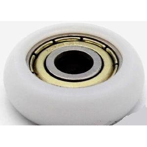 8mm Bore Bearing - 30mm White Plastic Tire 8x30x9mm - fast shipping 🇺🇸