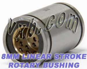 8mm Stroke Rotary Ball Bushing 8x15x24 Linear Motion Bearing - fast shipping 🇺🇸