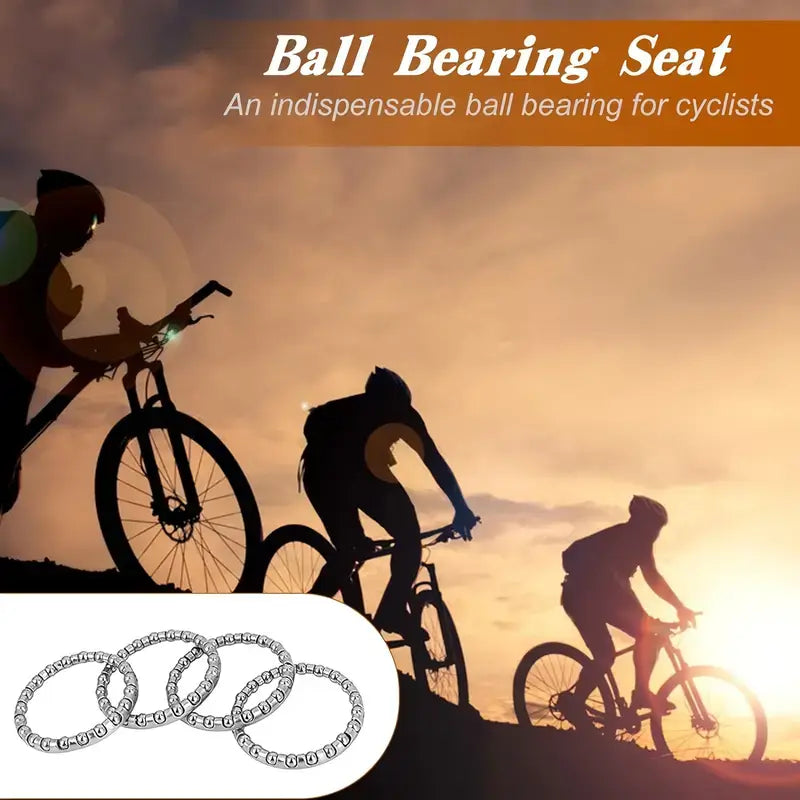 Bicycle Ball Bearing Headset Ball Ring Handlebar Steering Ball Bearing, Front Wheel Cage Ball Bearing, 20 Balls For Control Bearing - fast shipping 🇺🇸