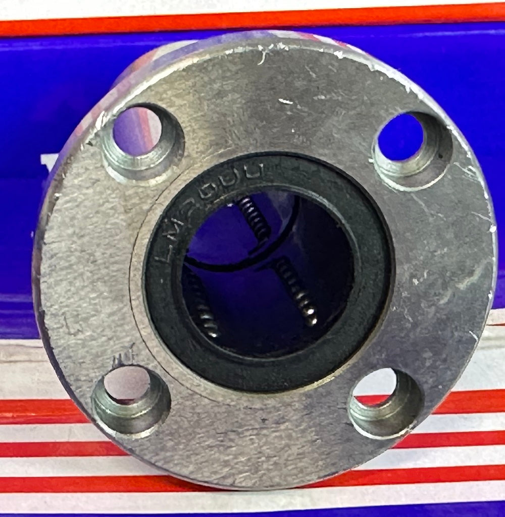 20mm Round Flanged Long Bushing Linear Motion LBF20LUU - fast shipping 🇺🇸