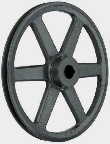 AK124 5/8" Bore OD 12.25", 1 Groove V-Belt Pulley Gear AK124-5/8" Cast Iron for 3L . 4L A - V-Belt - fast shipping 🇺🇸