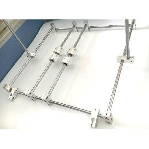 Aluminum Alloy 12mm Shaft Cross Connector Support Clamp - fast shipping 🇺🇸