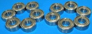 Bearing Set (12) For Traxxas Nitro 4 - TEC - fast shipping 🇺🇸