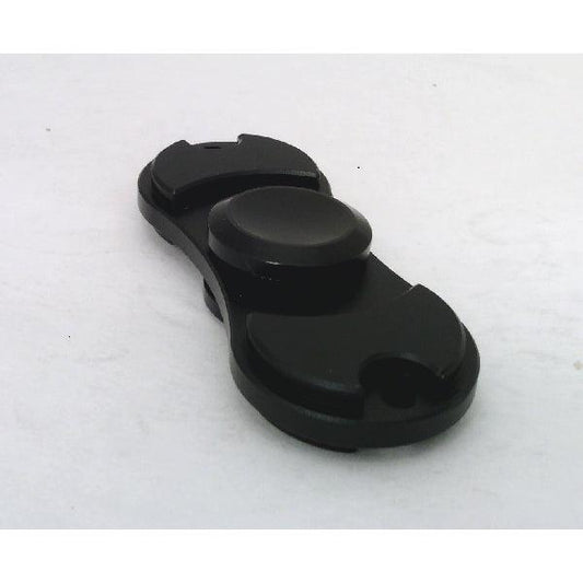 Black Aluminum Dual Fidget Hand Spinner Toy 42Q - fast shipping 🇺🇸