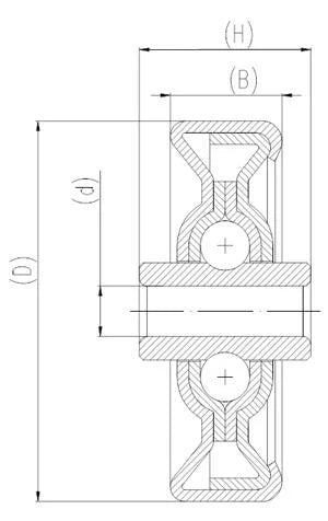 Conveyor Skate Roller Bearings 6.1x49.5x23.5 10-Pack Bearings - fast shipping πΊπΈ