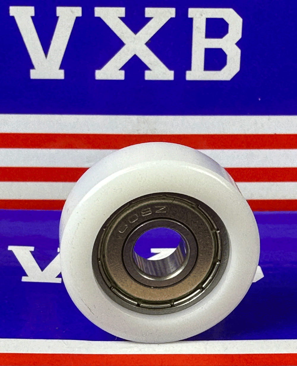 Acetal/POM Plastic White Bearing 8x30x11mm - Shielded - fast shipping 🇺🇸