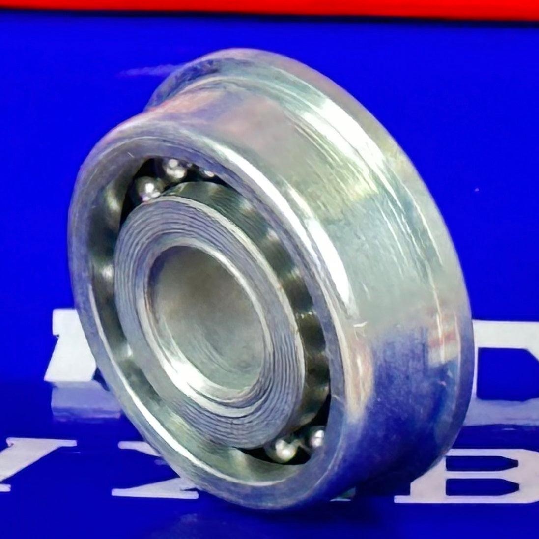 F1236 Flanged Bearing - Full Complement - 3/8 x 1-1/8 x 1/2" - fast shipping 🇺🇸