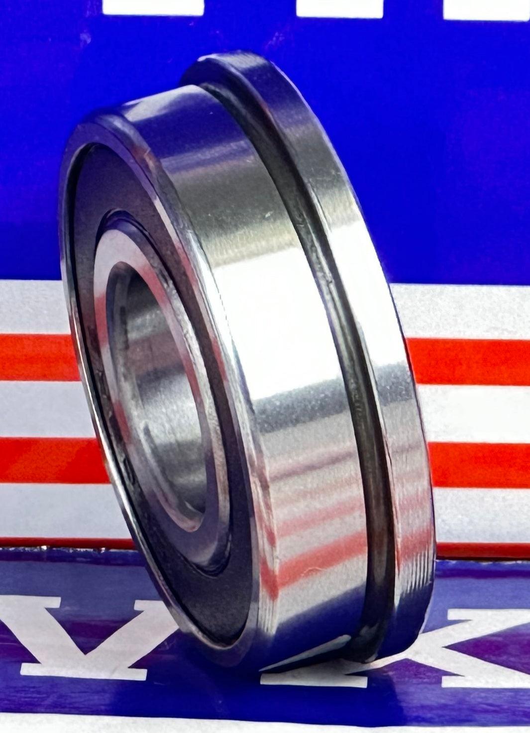F6203-2RS Sealed Flanged Ball Bearing 17x40x12mm - fast shipping 🇺🇸