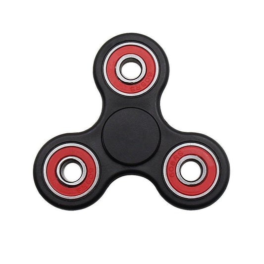 Fidget Hand Spinner Toy - Center Ceramic Bearing, 3 outer red Bearing 42Q - fast shipping 🇺🇸
