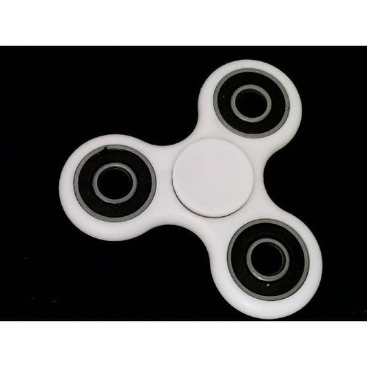 Fidget Hand Spinner White Toy 42Q - fast shipping 🇺🇸