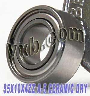 Fishing Hybrid Ceramic 5x10 Dry Bearing 5x10x4 Shielded ABEC-5 Quality - fast shipping 🇺🇸