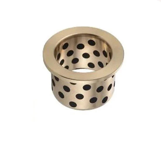 Flanged Bronze Graphite Bushing 8x12x15mm self lubricating Sleeve Bearing - fast shipping 🇺🇸