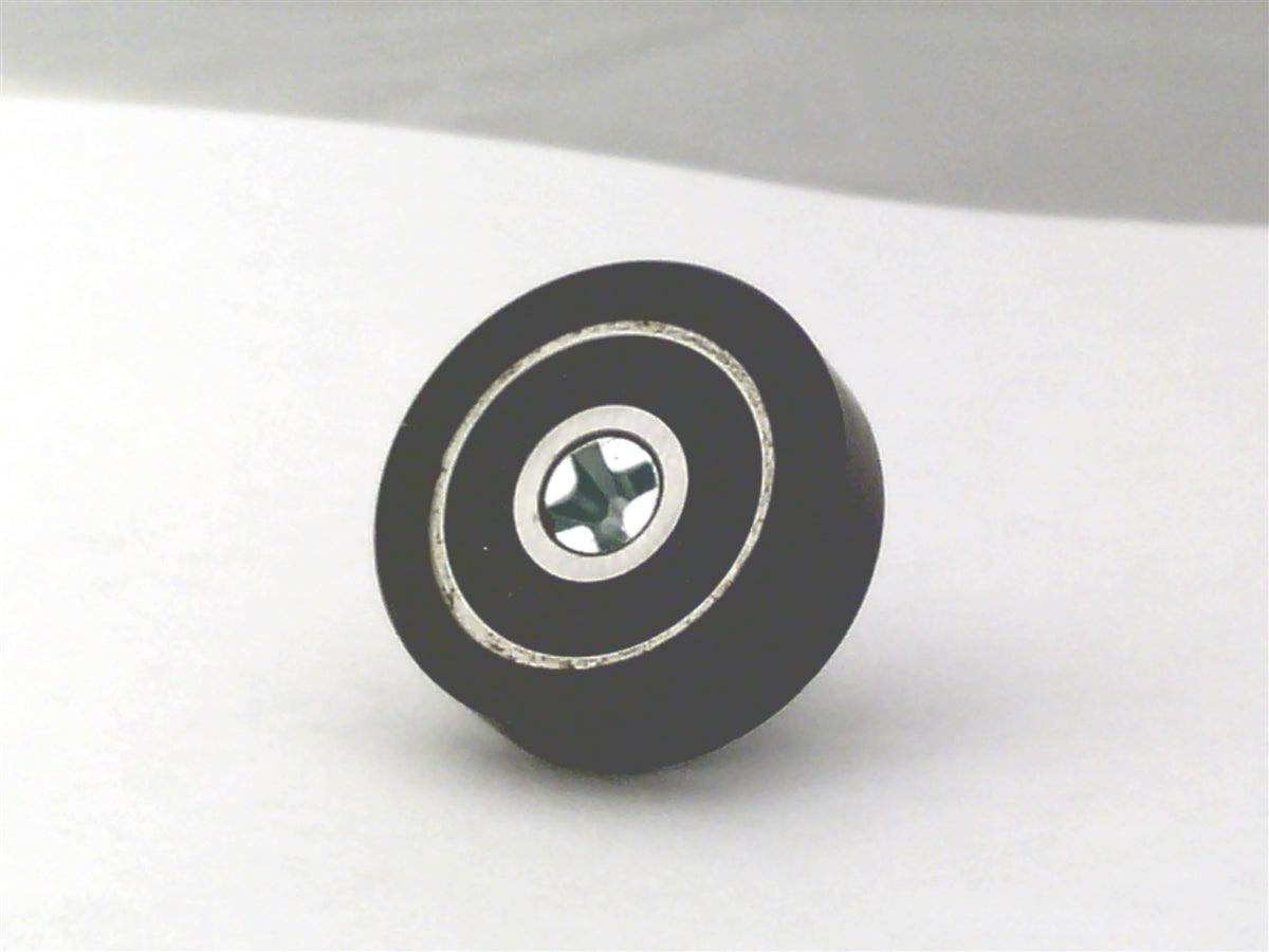 Flat Nylon Ball Bearing - 20mm Black Plastic Tire for sliding doors & windows - fast shipping 🇺🇸