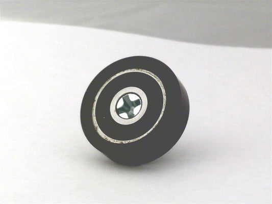 Flat Nylon Ball Bearing - 20mm Black Plastic Tire for sliding doors & windows - fast shipping 🇺🇸