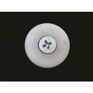 Flat Nylon Ball Bearing - 24mm White Plastic Tire for sliding doors & windows - fast shipping 🇺🇸