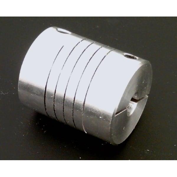 Flexible Parallel CNC Coupling D18-L25-6.35x1/4" to 8mm - fast shipping 🇺🇸