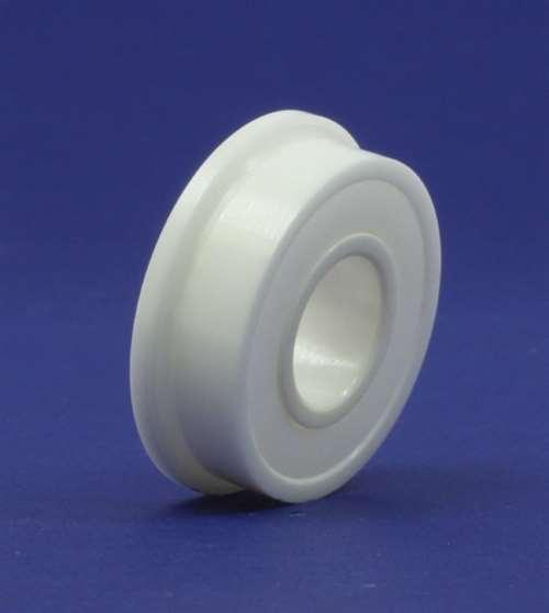 FR156-2RS Full Ceramic Flanged Bearing 3/16x5/16x1/8 inch ZrO2 - fast shipping 🇺🇸