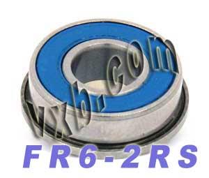 FR6-2RS Flanged Sealed Bearing 3/8" x 7/8" x 9/32" - Miniature - fast shipping 🇺🇸