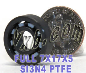 Full Ceramic Bearing Silicon Nitride 7x17x5 Miniature - fast shipping 🇺🇸